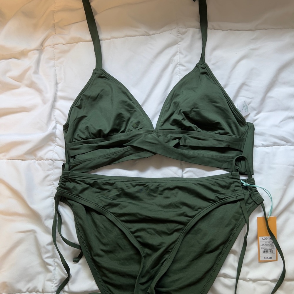 Target Green Bikini Swim Set